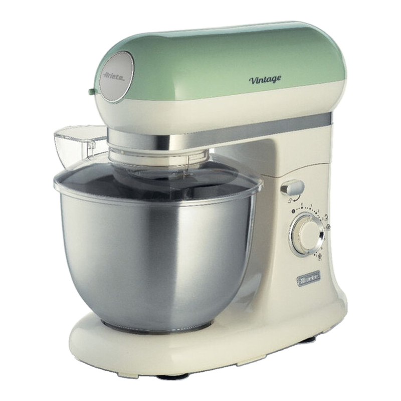 Ariete 1588/04 Staande mixer - 1000 W vermogen - 5 liter roestvrijstalen mengkom - Planetair mengsysteem - Inclusief accessoires