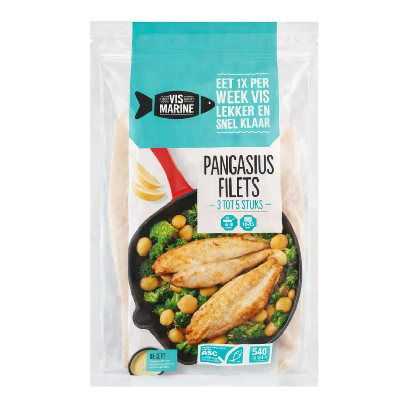 Vismarine pangasiusfilet - 540 g