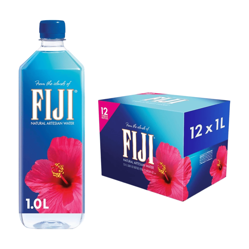 FIJI Water Natural Artesian Still Water - 1L (Pack of 12)