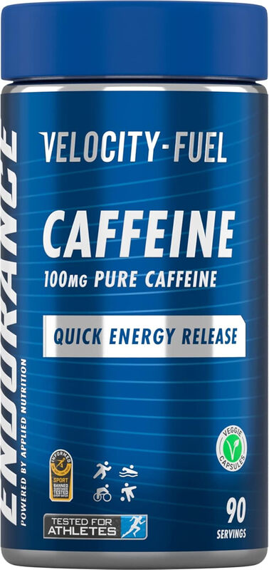 Pure Caffeine Energy 100 mg - 90 Vegan Capsules