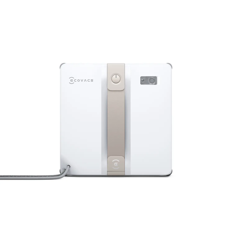ECOVACS WINBOT MINI raamreinigingsrobot, compact ontwerp, dubbele sproeiers met ultrasone verstuiving, 9-laags beveiligingssysteem, intelligente padplanning, 4 reinigingsmodi, antislipsysteem, wit