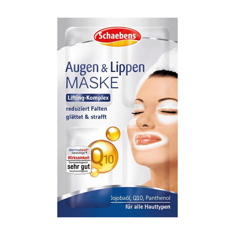 Schaebens Oog- en Lipmasker met Q10 1 st