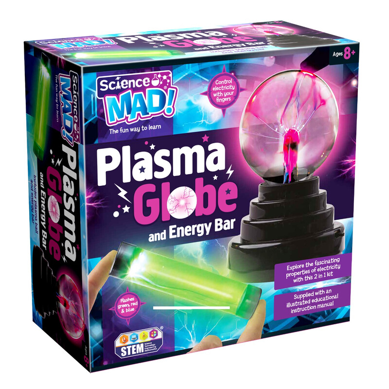 2 in 1 Plasma Globe and Energy Stick Set