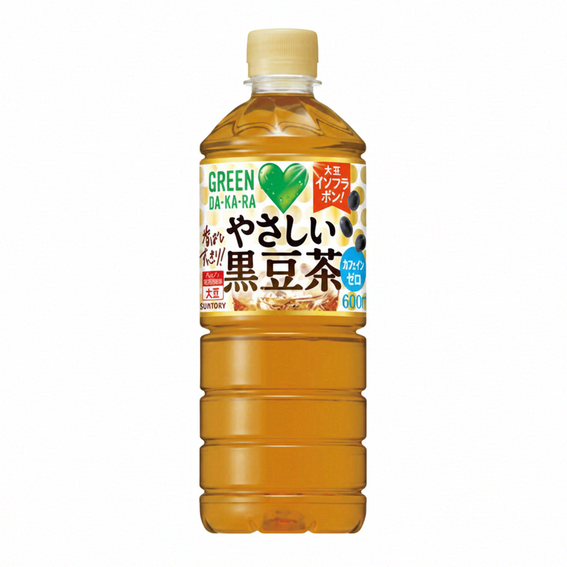 Suntory GREEN DAKARA Black Soya Tea 600ml
