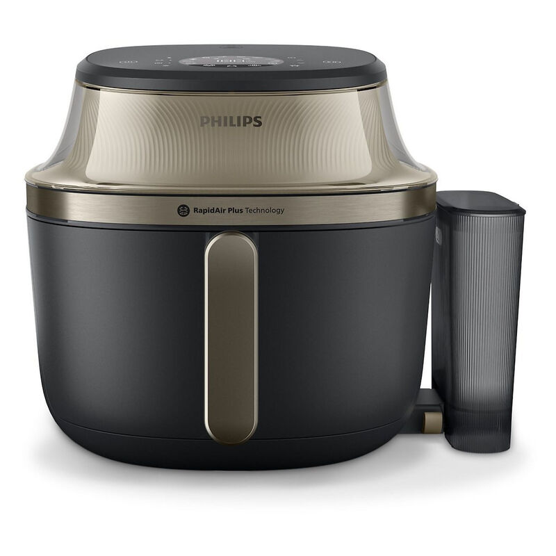PHILIPS 5000 Serie Airfryer met Stoom – 7,2 L – Zwart – Voor 5 personen – 21 Kookfuncties (NA543/00)