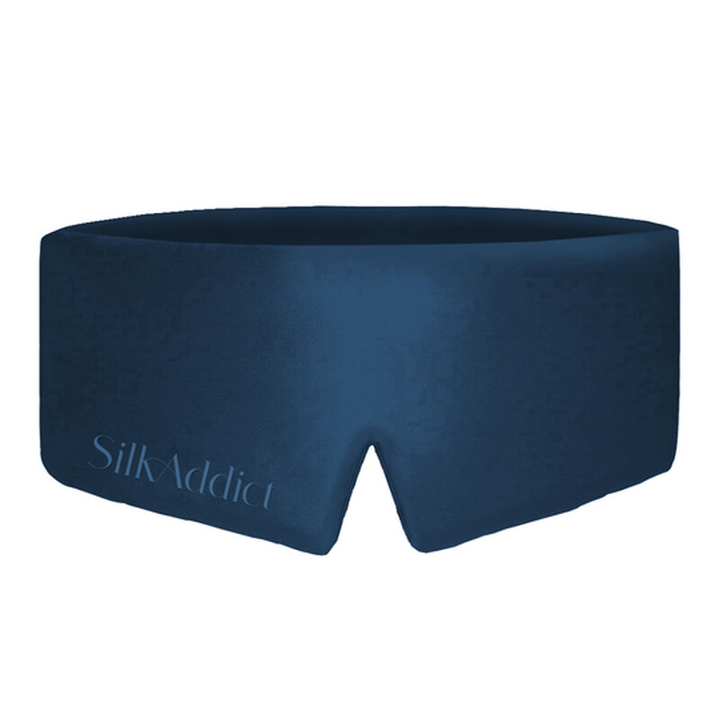 100% Mulberry Silk Sleep Mask Navy