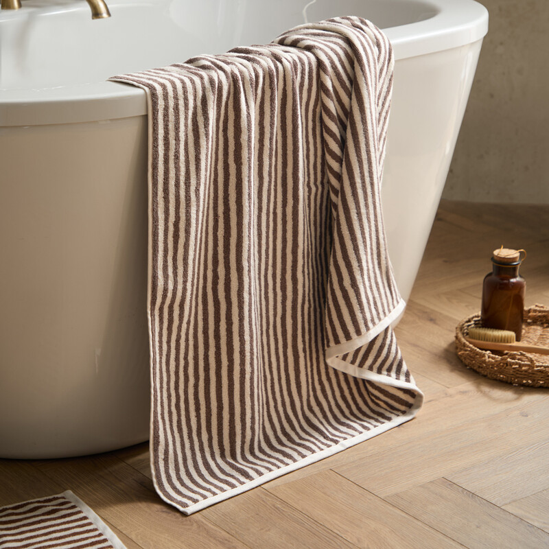 Yard Brown Bath Sheet Hebden Chocolate 100X150cm