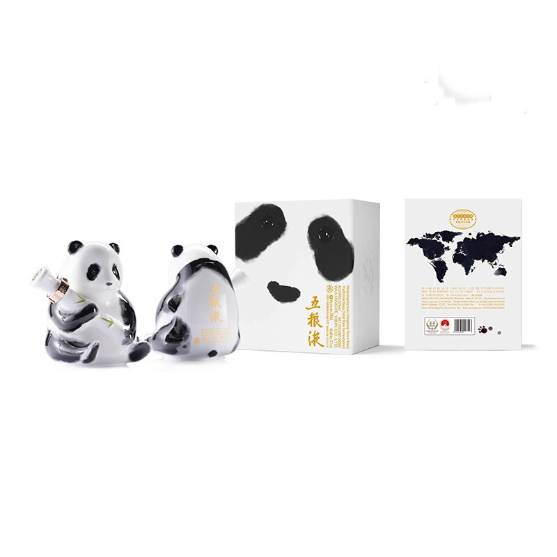Mid-Autumn Festival Gifts Wuliangye Panda 500ml Baijiu Traditional Chinese Liquor