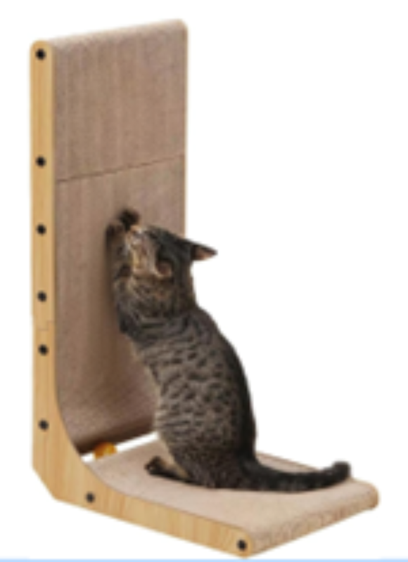 Small L-Shaped Cat Scratcher Board