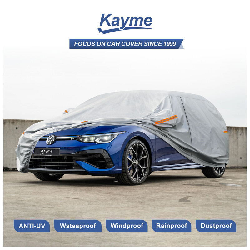 Kayme Autoabdeckung Für Schrägheck Passend Für Größe 415 Bis 450 CM