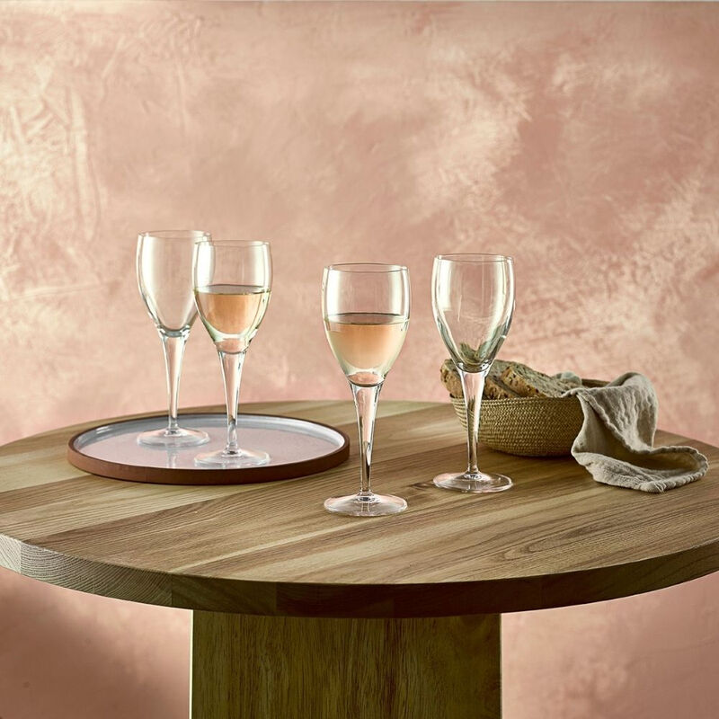 Luigi Bormioli Michelangelo Masterpiece White Wine Glasses, 235Ml, Set Of 4