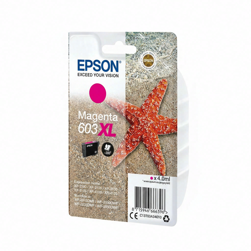 Epson enkelpak magenta 603XL inkt