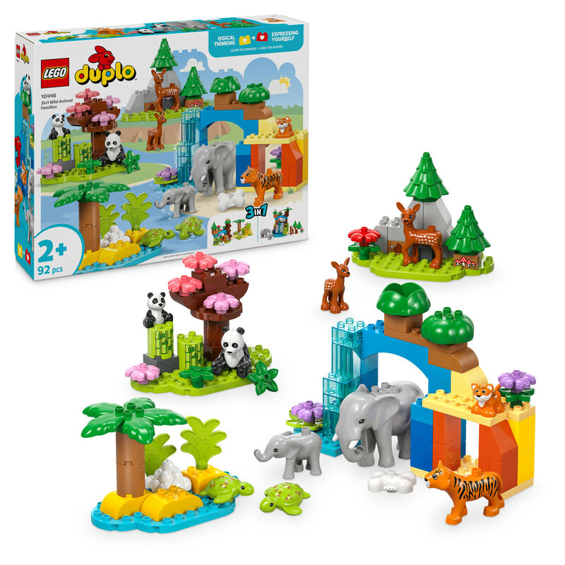 DUPLO 10446 3 in 1 Wild Animal Families