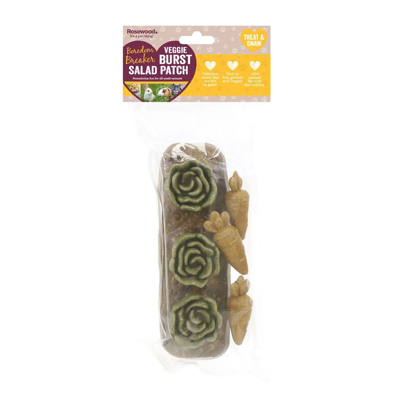 Veggie Burst Salad Patch for Small Animals, 7pc