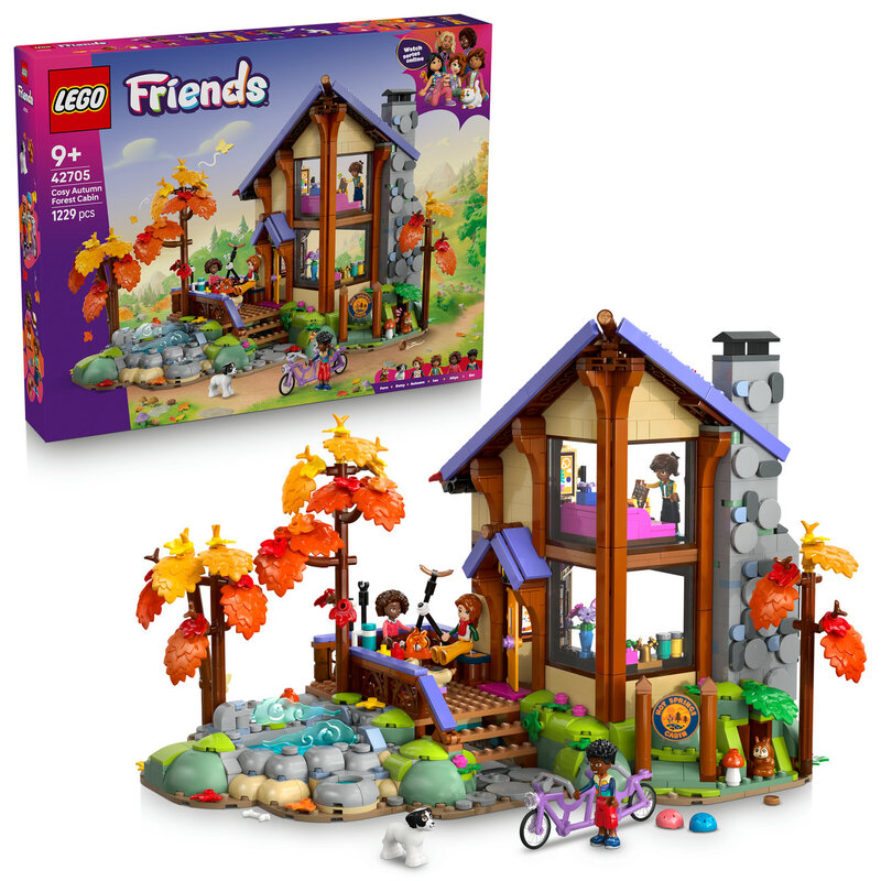 LEGO Friends 42705 Gezellige boshut in de herfst