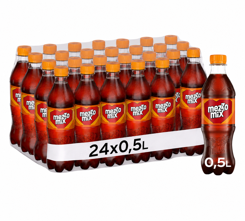 mezzo mix Cola-Orange 24 × 0,5 L