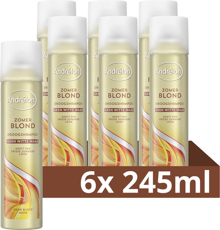 Andrélon Droogshampoo - Zomerblond 6 x 245 ml (6-pack)