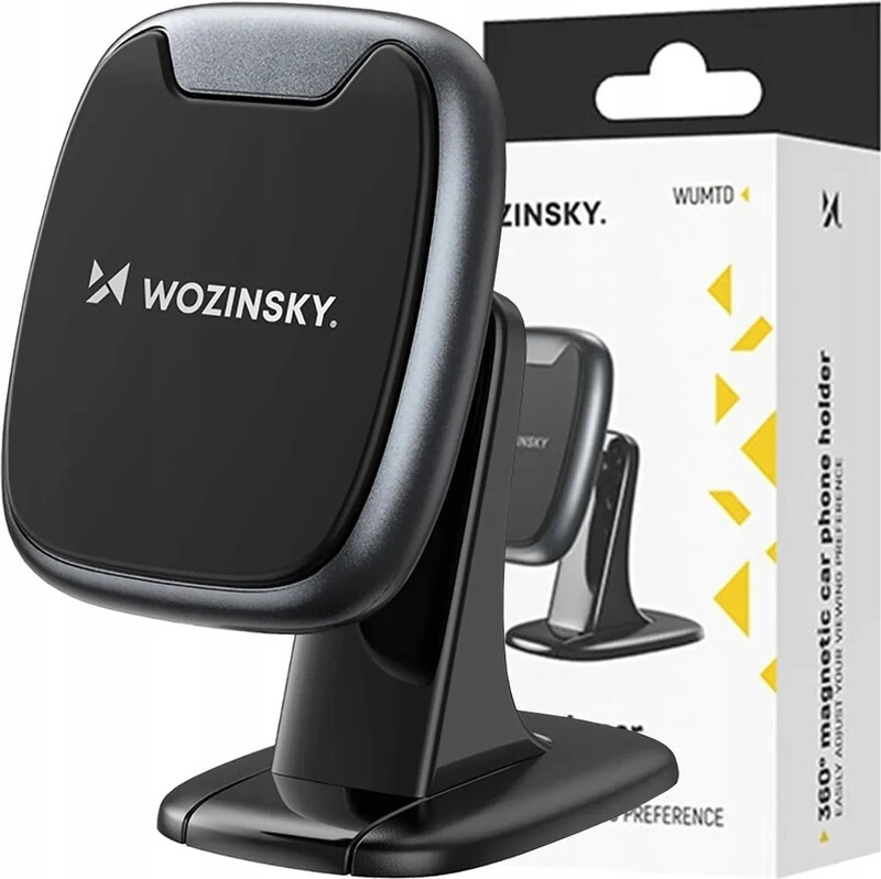 Wozinsky WUMTD Schwarz Magnetisches Telefonhalter für das Armaturenbrett