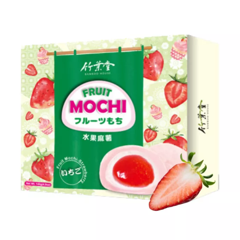 BAMBOO HOUSE Aardbeienmochi 120 g