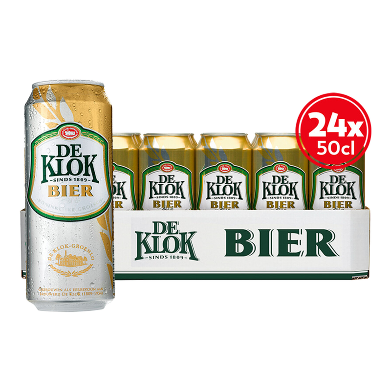 De Klok Blonde Pilsner - 24 x 500 ml