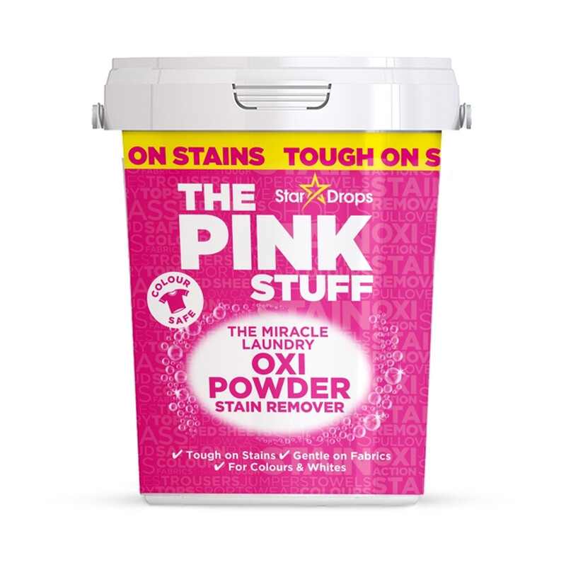 Stardrops The Pink Stuff Oxi Pulver Fleckenentferner 1 kg für bunte Stoffe