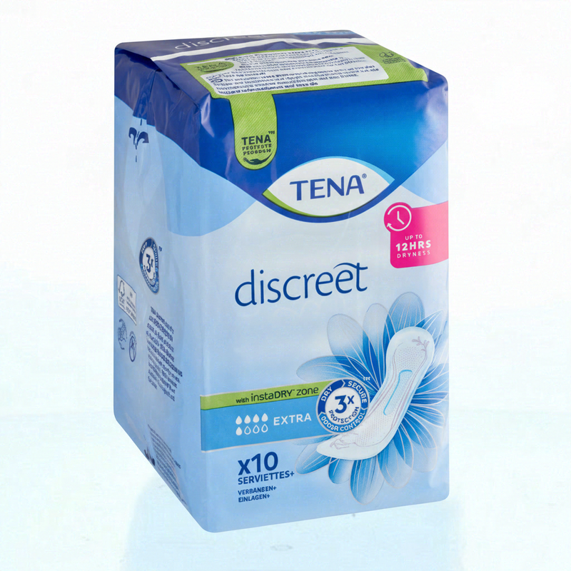 Tena discreet extra inlegkruisjes - 10 stuks