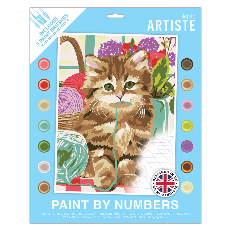 Paint By Numbers Cute Kitten