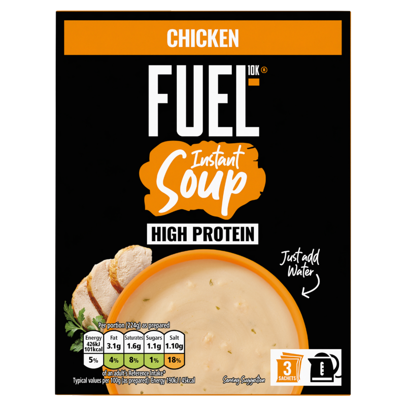 Fuel10K Instant Soup Chicken 3 x 73g