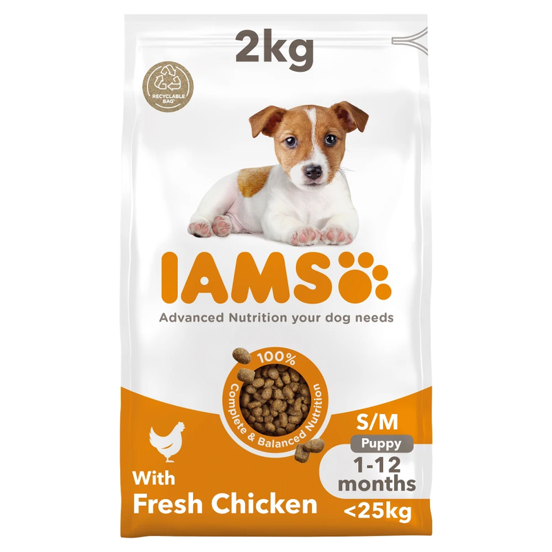 with Fresh Chicken Puppy 1-12 Months S/M <25kg 2kg