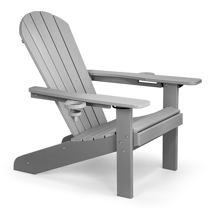 Westport Adirondack Static Chair - Grey