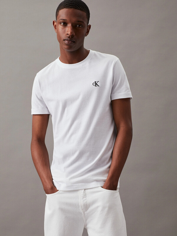 Calvin Klein CK Essential Slim T-shirt helder wit heren XXXL