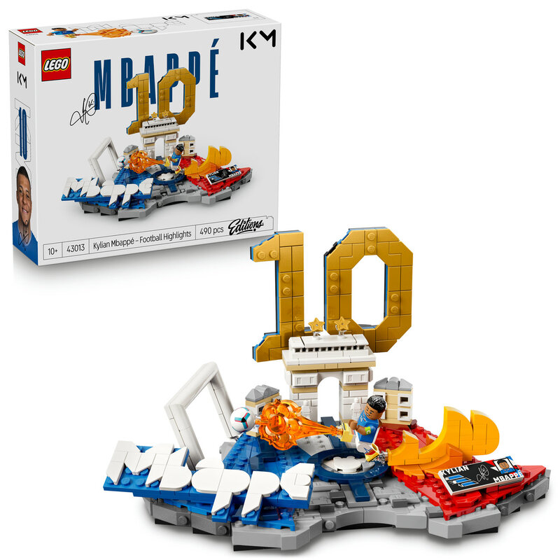 LEGO EDITIONS 43013 Mbappe 10 Construisez et minifigurine
