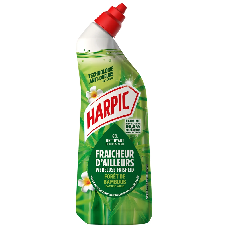 Gel Wc Fraicheur D'ailleurs Forêt De Bambous Harpic Le Flacon De 750ml