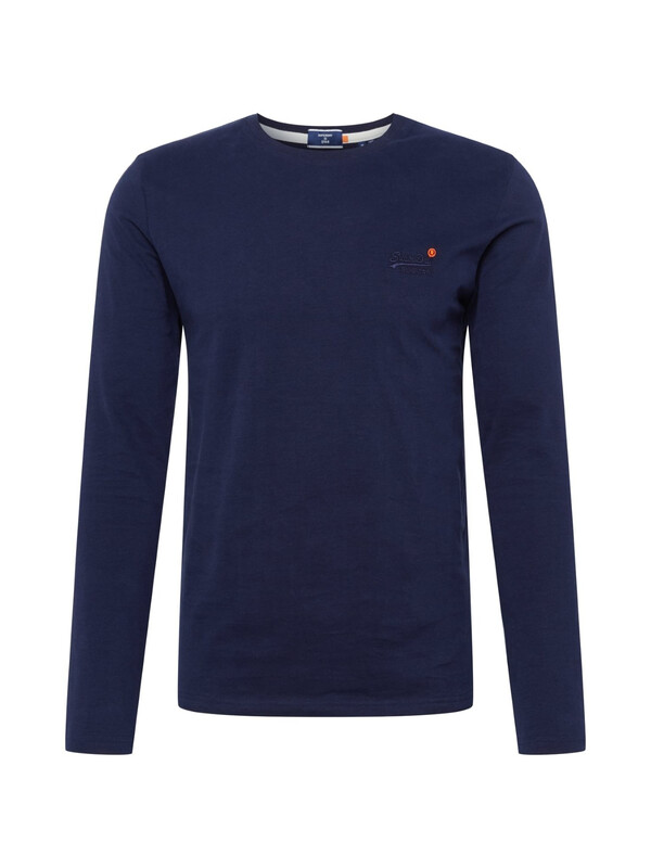 SUPERDRY Heren T-shirt TEE LS OL VINTAGE SUPERDRY Donkerblauw M