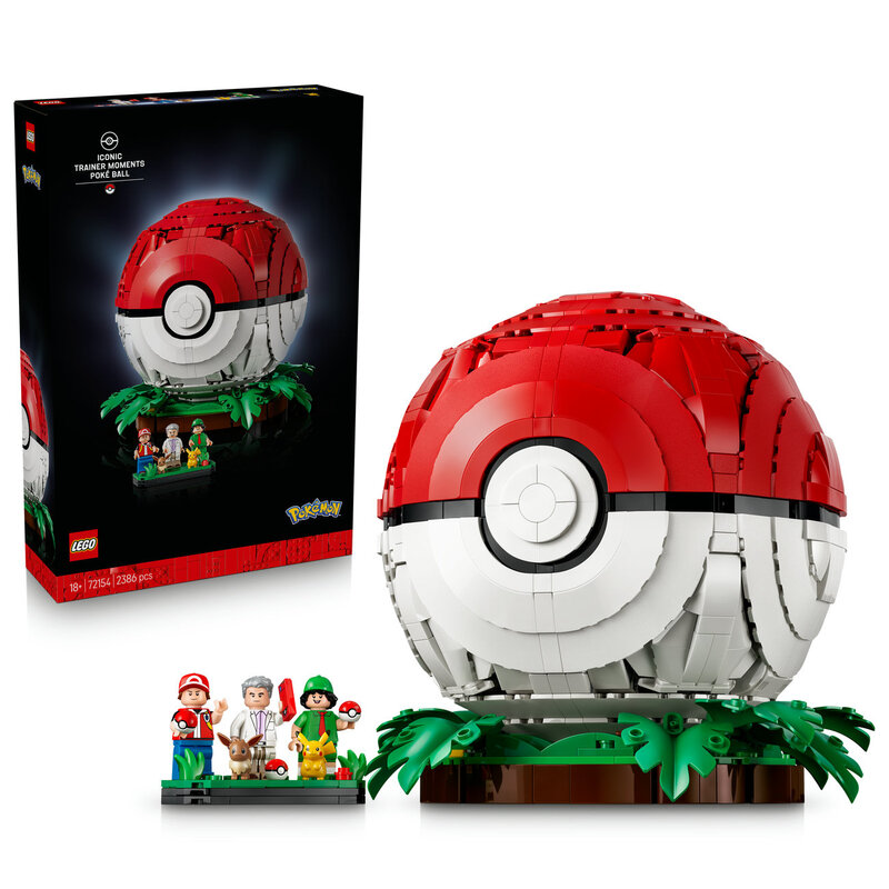 Lego Pokemon Men's Red Iconic 72154 Large - Image 6