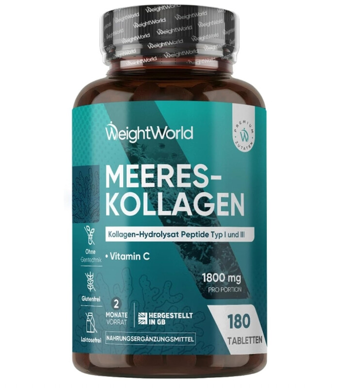 WeightWorld Meereskollagen 180 Tabletten