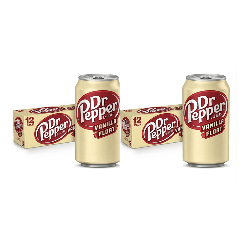 Dr Pepper Vanilla Float - 12 x 330 ml x2