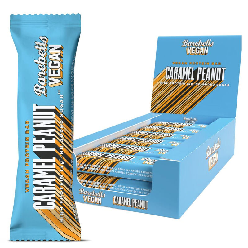 Barebells Vegane Proteinriegel Erdnuss Karamell 12 × 55 g