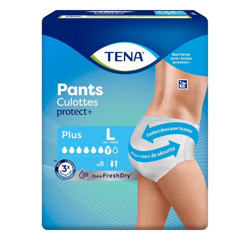 Culottes Incontinence Pants Protect + Taille Tena Le Paquet De 8 Culottes
