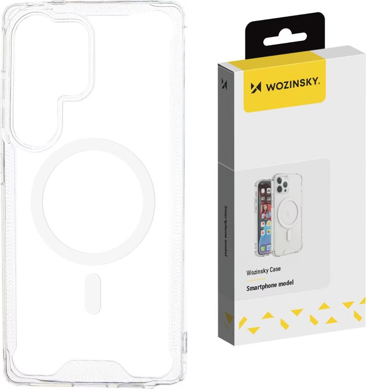 Wozinsky Clear Corner Case MagSafe für Samsung Galaxy S25 – Transparent