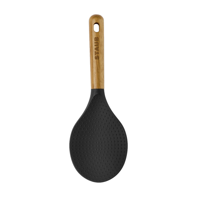 STAUB France Reisspaten aus Silikon mit Akazienholzgriff