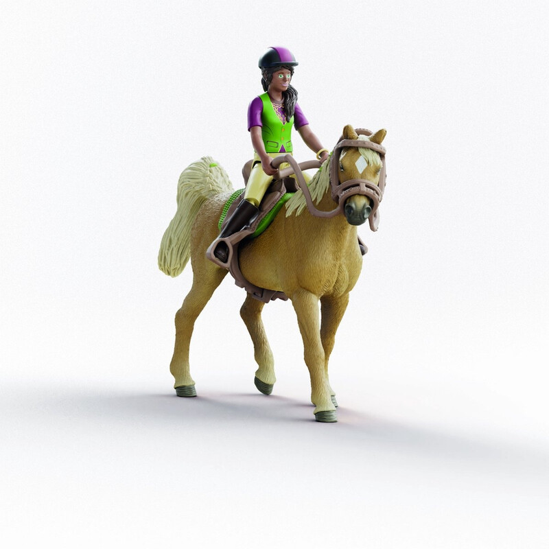 Schleich Horse Club Sarah en Mysterie speelfiguur - meerkleurig