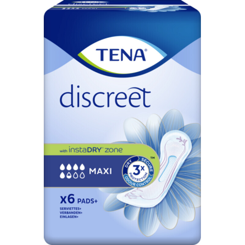 Tena discreet maxi - 6 stuks