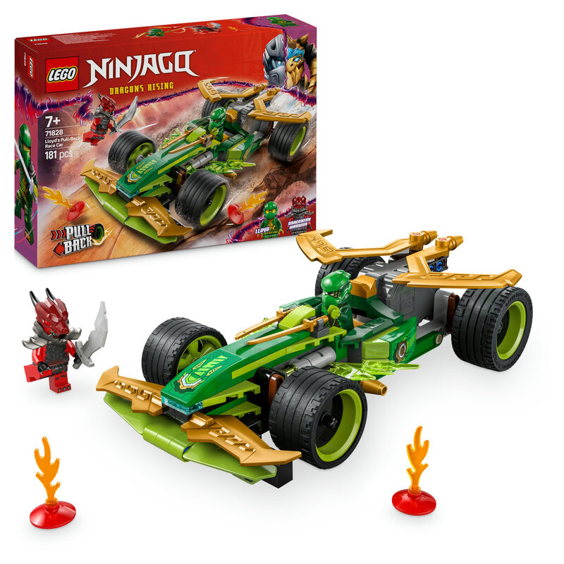 LEGO NINJAGO 71828 Lloyds Rückzieh-Rennwagen Set