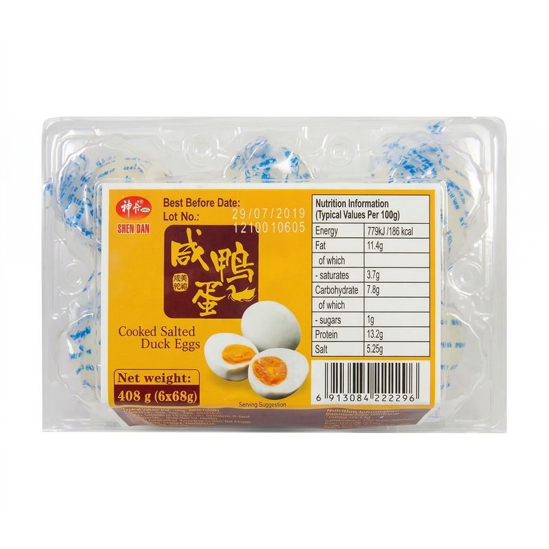 Shen Dan 【The Dragon Boat Festival】Shen Dan Salted Duck Eggs 408G