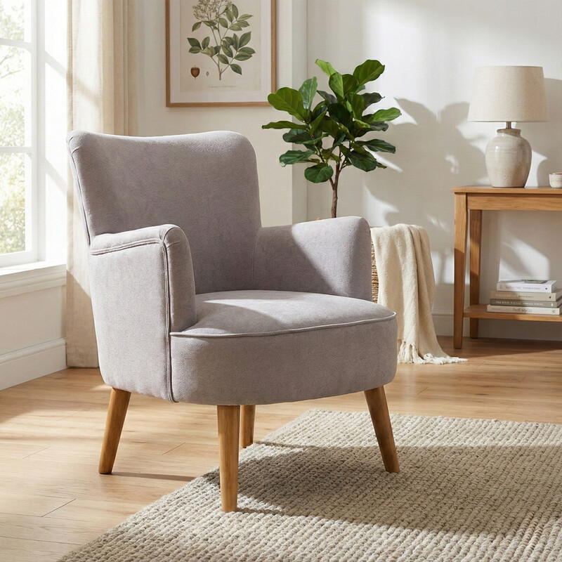 Armchair Keira Pearl Grey
