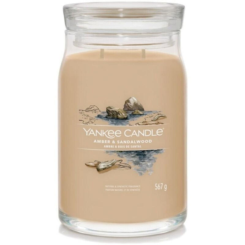 Amber & Sandalwood Signature Large Jar by Yankee Candle