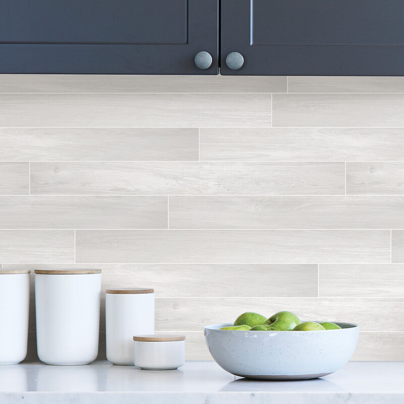 In Home Timber Tile Peel & Stick Backsplash