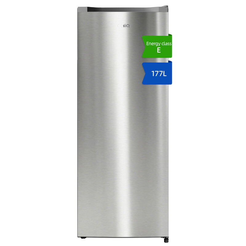 JKR183DSSE 54cm Wide 144cm Tall Freestanding Upright Freezer - Stainless Steel