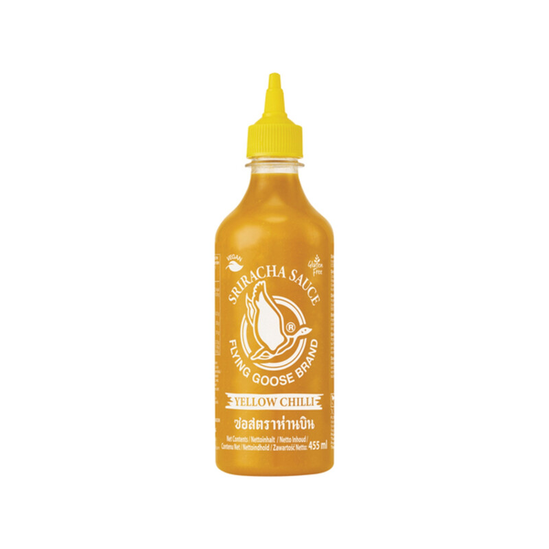 FLYING GOOSE SRIRACHA CHILLI SAUCE YELLOW 455ml